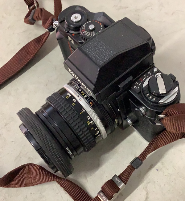NIKON黑漆钛帘胶片单反